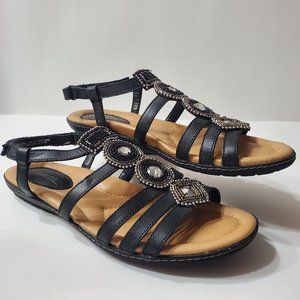 Earth Seaside Sandal Black 8.5B